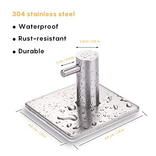 EKKONG Gancio Muro Adesivo, autoadesivi in acciaio...