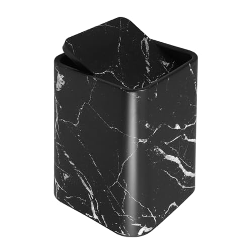 Papelera de mármol elegante para baño y tocadores modernos