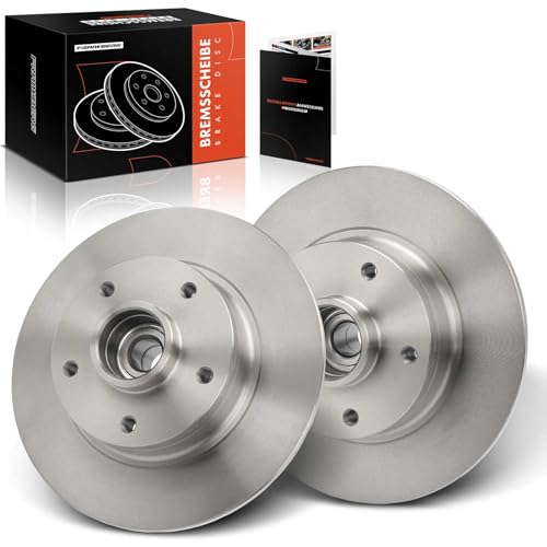 Frankberg Brake Disc Set incl. 2x Discs Rear Solid Ø260mm Compatible with Megan.e III Hatchback B3 BZ0/1 Megan.e III Grandtour KZ0/1 Replace# 432008191R