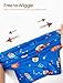 PATPAT Kids 3-Piece Pajama Sets with Bamboo Viscose,Soft Snug Fit Pjs for Toddler Boys and Girls, All-Season Comfort Sleepwear Blue Space Size 5T
