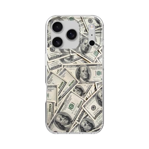 Blingy's for iPhone 17 Pro Max Case, One Hundred Dollar Money Cash Case