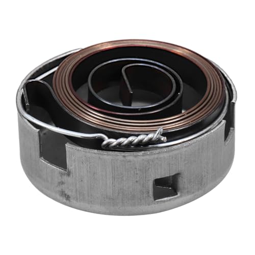 TOBBOMEY Resorte de Retorno para Taladro de Banco Muelle de Bobina Robusto de Acero para Prensa Estacionaria Kit Completo con Cubierta para Mantenimiento Resistente