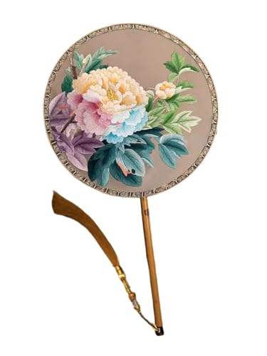 Éventail brodé en soie femme HangErFeng 291 accessoire mode traditionnel