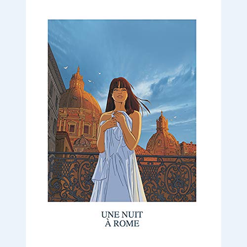 Poster Jim Une Nuit à Rome signé idée cadeau idéale pour fan de BD rare