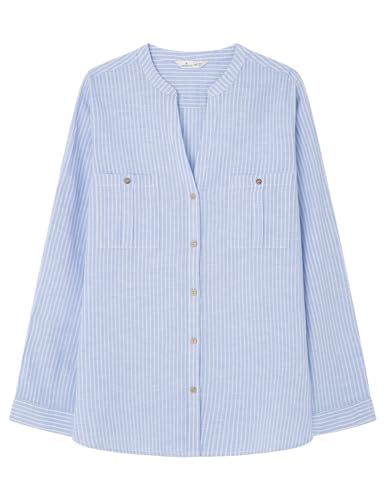 SPRINGFILED, Mujer, Blusa Utility Algodón Lino, Light Blue, 44