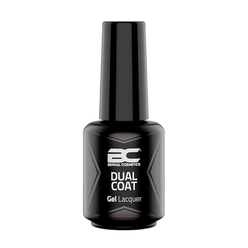 Bernal Cosmetics Gel Lacquer Dual Coat 15ml para Esmaltes Semipermanentes | Base y Top | Finish y Brillo