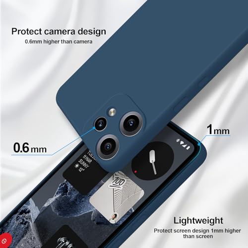 GiiYoon Silicone Case for CMF Phone 2 Pro, Blue - image 3