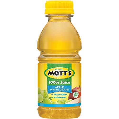 Image of Mott's 100% Apple White Grape Juice,8 Fl Oz (Pack of 6)