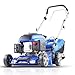 Hyundai 17" (42cm) Petrol Self-Propelled Lawnmower – 139cc 4-Stroke Engine, Recoil Pull Start, 5 Cutting Heights, 45L Grass Collector, Foldable Handles for Compact Storage