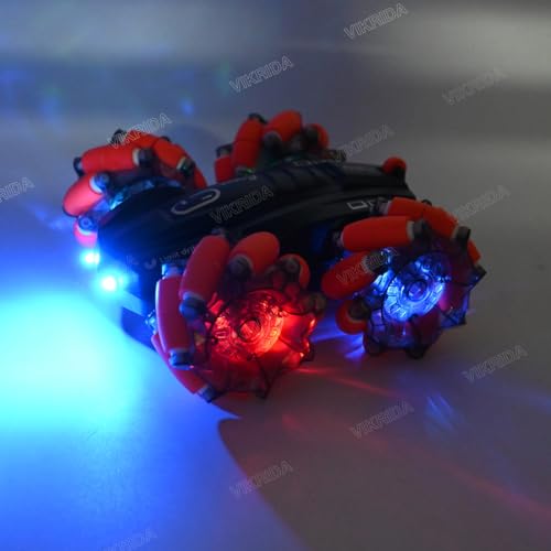 Image of Vikrida 2.4GHz Remote Control Extreme Drift Stunt Car for Kids | 360 Degree Limit Drift Car, Left & Right Rotation - Orange