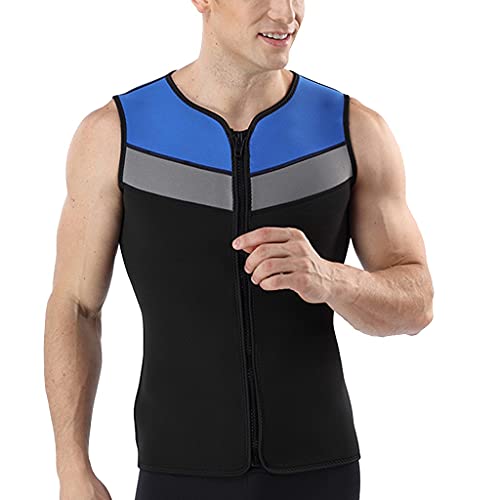 Tops de Neopreno para Hombre, Chaleco de Neopreno de 3 mm Sin Mangas para Nadar, bucear, Surfear (Color : Style 2, Size : S) Cover