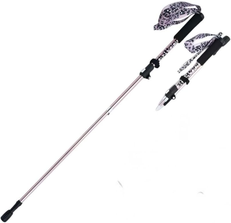 Premium Telescopic Hiking Poles - Men's & Women's Sizes Adjustable Lightweight Trekking Poles Collapsible Walking Sticks for Backpacking & Mountain Climbing