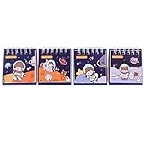 Calendrier de bureau domestique : il est fait de bons matériaux en papier, avec une excellente texture et ne sera pas facilement endommagé.