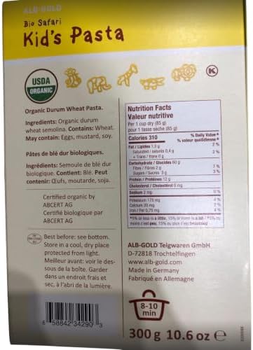 VALUBNDL: ALB GOLD - Pasta For Kids - Kids Healthy Snacks - Fun Snacks - Custom VALUBNDL Branded (3 PACK, ANIMALS, SAFARI, DINO) - 2