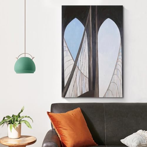 Toile Georgia O'Keeffe Brooklyn moderne pour decoration de bureau - 4