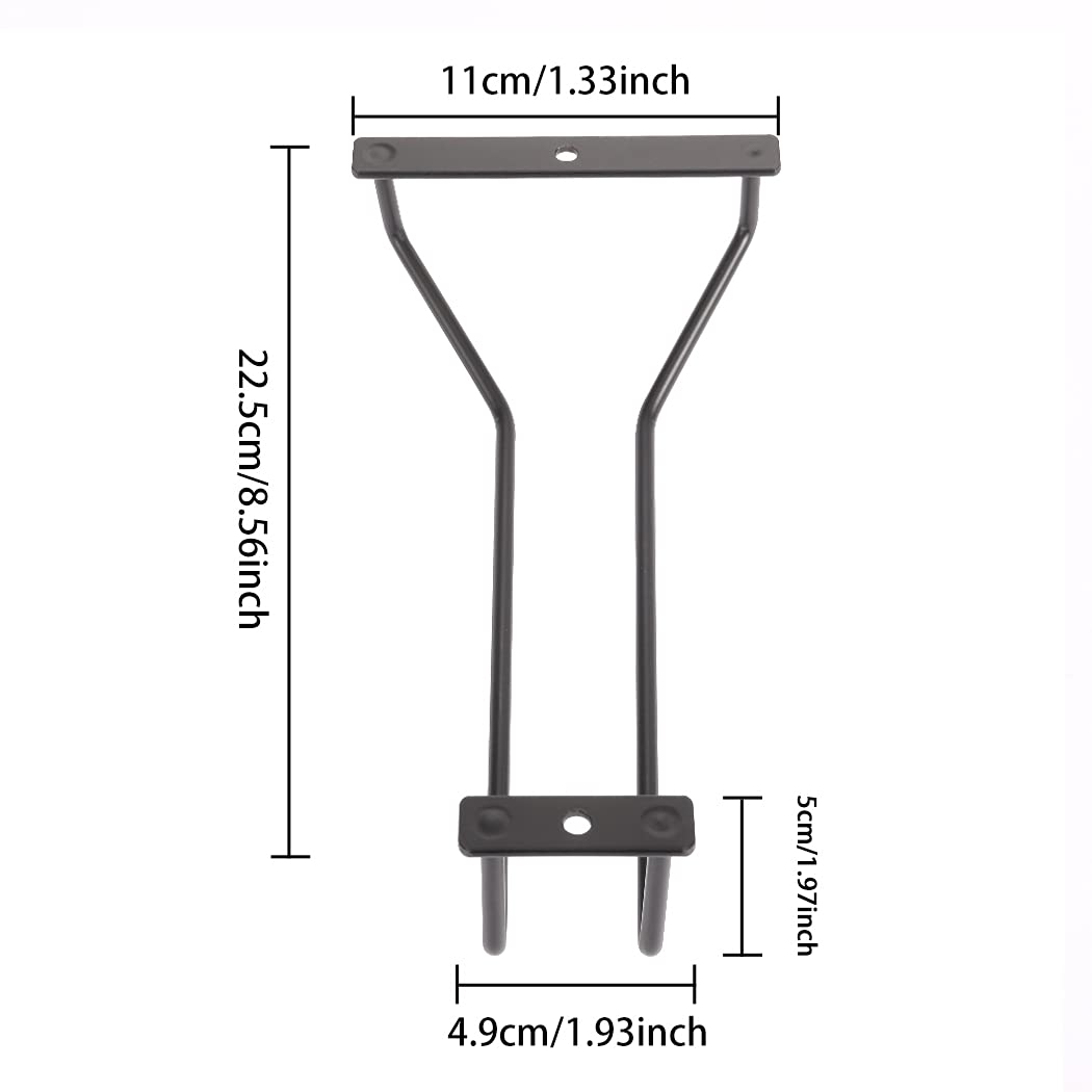 FOMANSH, Portabicchieri Per Bicchieri Da Vino; Un Supporto Sottopensile