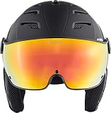 Alpina Jump 2.0 QV Skihelm, Black matt, 52-54 cm