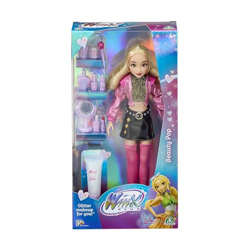 Winx Club Beauty Pop Doll, Stella with Glam Concert Outfit & Glitter Gel - Image 2