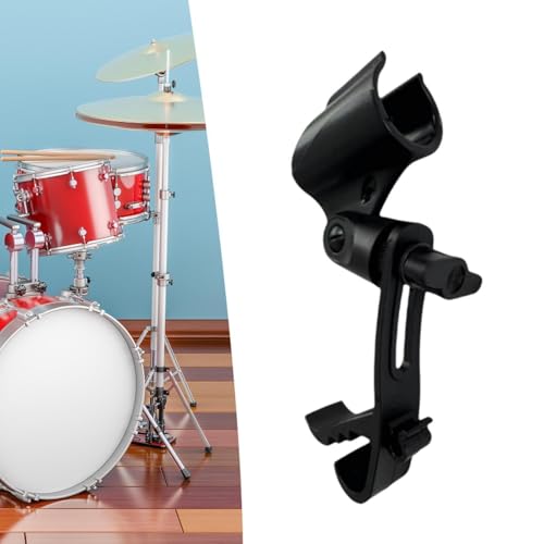Drum Clip Rim Mic Clip Holder Accessory Mount Clamp Drum Mic Securing Clamp Mount Hardware con soporte para micrófono miniatura 2