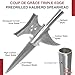 Armory Replicas™ Coup De Grâce Medieval Triple Edge Templar Knight Halberd Spearhead, Functional Historical Replica, Predrilled for Custom Handle, High Carbon Steel, 22.86 Inches