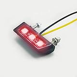 ★Das Kennzeichenbeleuchtung sieht ausgesprochen gut aus und sorgt für eine optimale Abstrahlcharakteristik. Andere Fahrer werden Sie sicher sehen.