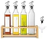 gmisun Ölflasche Mit Holzständern