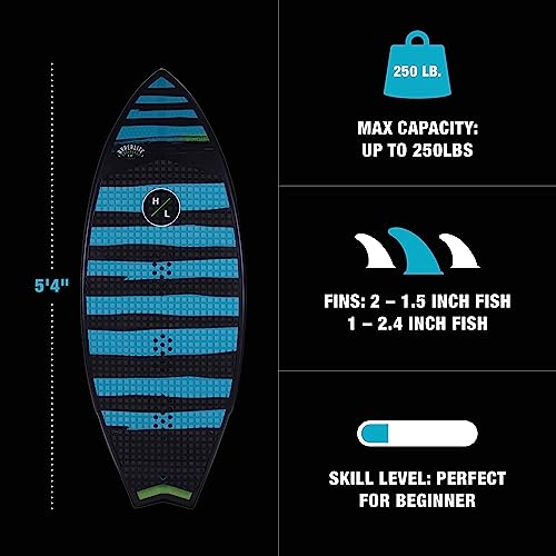 image for Hyperlite Broadcast Wakesurfer - Wakesurf Board Endorsed by Shaun Murr