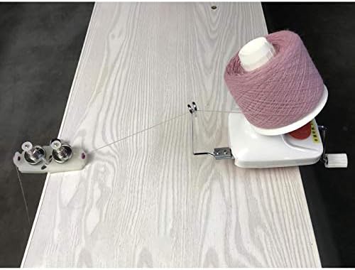 Yarn Ball Winder Jumbo Metal Fiber/Wool/String Ball Winder Hand Operated Sewing, The Helper for Yarn Collection Lovers