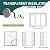 20 X 57 Inch Window Insulation Kit, Window Clear Film with Hook and Loop Tape, Window Covers That Keep You Warm in Winter and Cool in Summer, Reusable Plastic Window Wrap