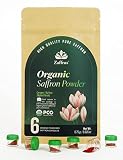 Zaffrus - Certified Organic Premium Saffron Powder for Cooking Saffron Rice, Paella, Risotto, Soup,