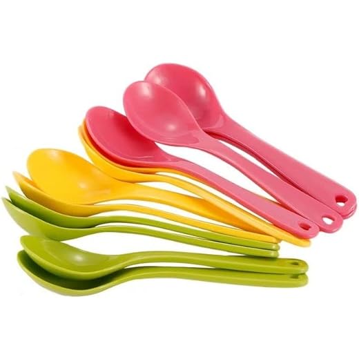 Nimbose Plastic Masala Spoon for Small Containers Multipurpo