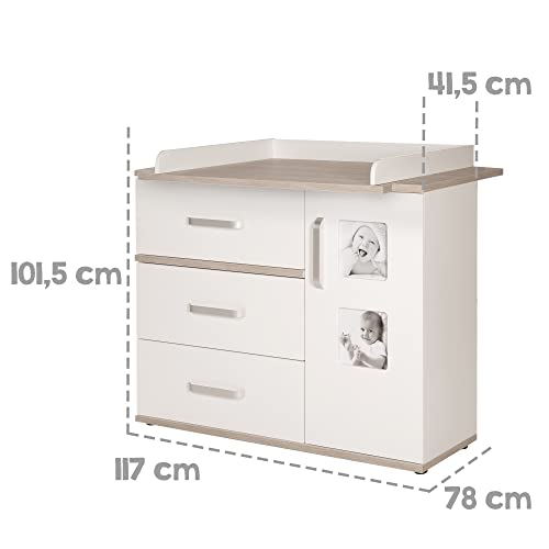 Roba Moritz Breite Wickelkommode Inkl. Wickelansatz (72473) (Dv) - 7