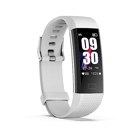 ENGERWALL Fitness Tracker with Step/Distance/Calories Counter, Activity Tracker with Heart Rate Monitor, Slim Style Watch IP68 Waterproof, Sleep Monitor Tracker, Pedometer Watch for Women Men Kids