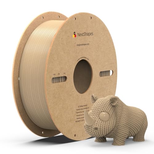 NextShapes PETG Filament 1.75mm, 1kg Spool, petg Latte