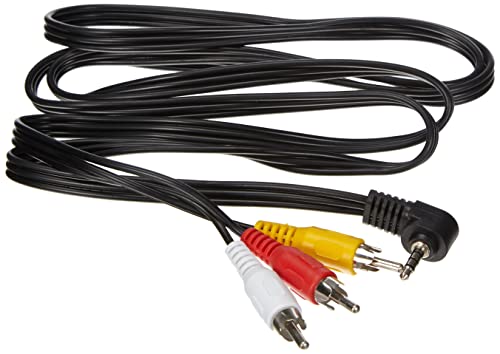 PremiumCord Câble Jack vers RCA vidéo HQ - Longueur : 1,5 m - Prise Jack 4 Broches 3,5 mm vers 3 fiches RCA RCA - Câble de Connexion vidéo, Jack vers RCA, blindé, Couleur Noire