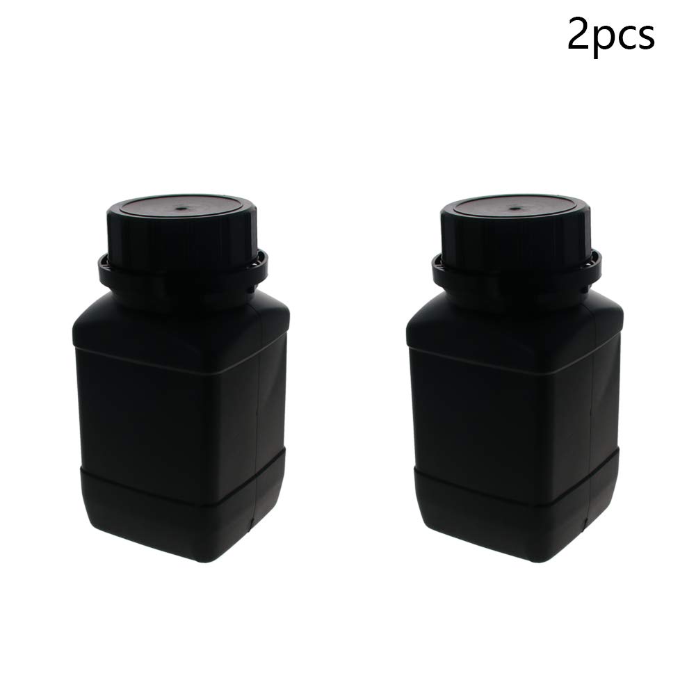 Othmro Plastic Lab Chemical Reagent Bottle 250ml Wide Mouth Sample Sealing Liquid Storage Container Translucent 8pcs : Industrial & Scientific
