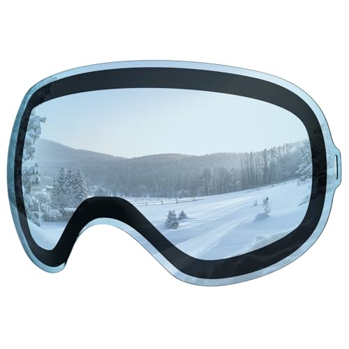 findway Ski Goggles OTG for Women Men Adult Youth-Over Glasses Snow Goggles-Interchangeable Lens,Anti Fog Snowboard Goggles