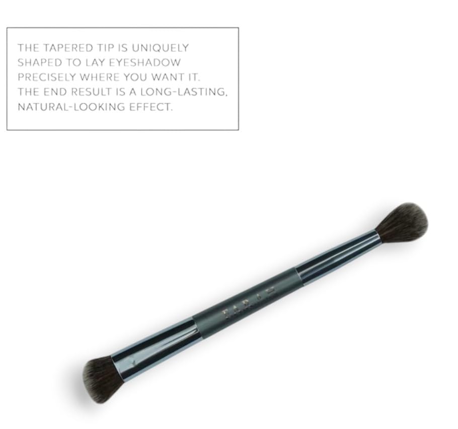 F.A.R.A.H. Dual-Ended Makeup Brush Collection - 4 Variations for Contouring, Blending, Highlighting, and Setting - 100% Vegan & Cruelty-Free Synthetic Bristles (Contour & Blend)