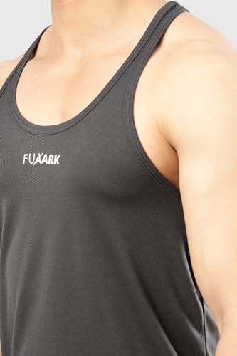 Image of FUAARK Men's Stringer Y Back Bodybuilding Gym Tank Tops