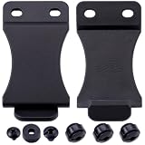 [2PCS] HolsterSmith FOMI Holster Clip for 1.50 Inch Belts – IWB/OWB with Mounting Hardware – USA...
