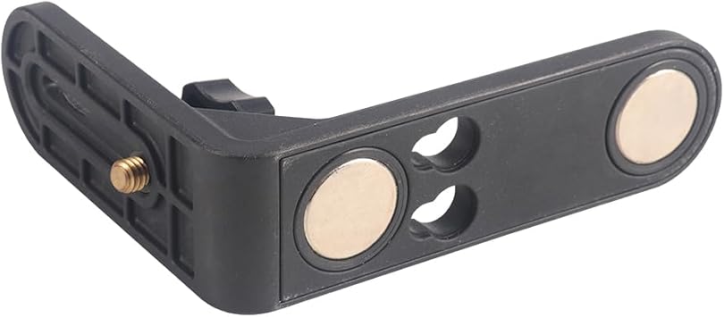 Laser Level L-shape Magnetic Bracket for instruments Lasers (1/4 Thread)