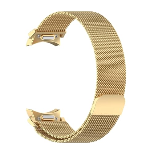 [ȓX] ɓKGalaxy Watch 7 6 5 4 40mm 44mm 5 Pro ^uXbg ɓKGalaxy Watch 4 6 Classic 47 43 42 46mm XgbvɓK(Gold,Watch 6 classic