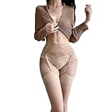 SongGelon womens Sheer Thigh High Pantyhose Hosiery Lace Garter Belt Stockings Sexy Fishnet Tights For Leg Contouring