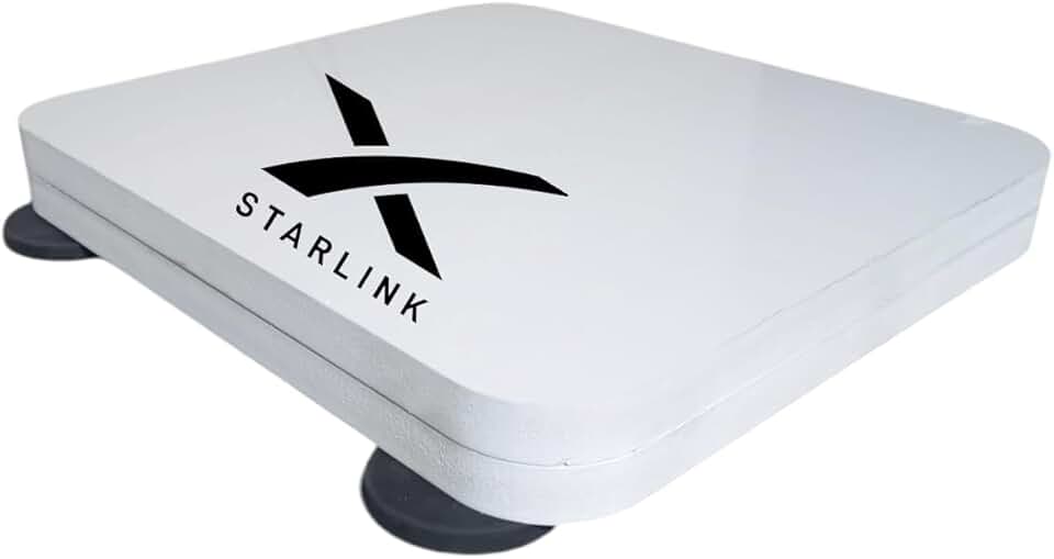 SUPORTE VEICULAR CASE PARA STARLINK MINI GERAÇÃO 4 COM 4 IMÃS NEODIMIO EMBORRACHADO (PRETO)