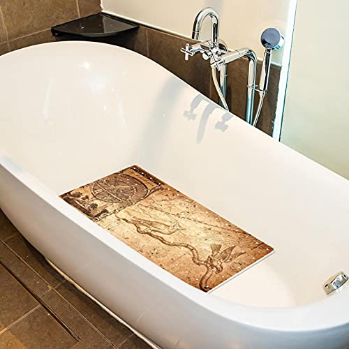 Alfombrillas para bañera seguras contra resbalones, lavable a máquina con agujeros y ventosas 5