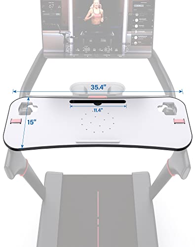 Qsxou OF2QSX-WHITE Treadmill Desk Attachment,Peleton Tread Tray Accessories Laptop Stand thumb #5