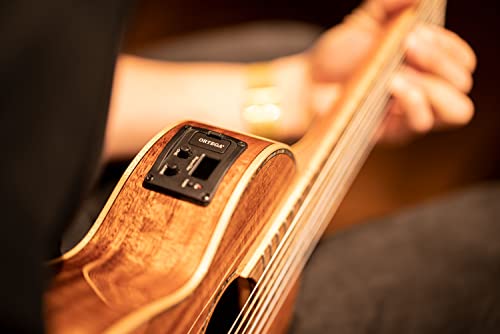 Ortega Guitars Guitare de Voyage électro-acoustique – Série Mini/Travel – Guitarlélé 6 cordes – Housse incluse – Acacia Massif (RGLE18ACA) - Les Beatles, Paul McCartney, John Lennon, RIngo Starr, George Harrison Ortega Guitars Guitare de Voyage électro-acoustique - Série Mini/Travel - Guitarlélé 6 cordes - Housse incluse - Acacia Massif (RGLE18ACA) – Image 7