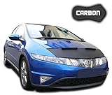bra 2000 honda civic Protector de Capo para Honda Civc 8 2005-2012 CARBON óptica (Instrucciones de montaje incluidas)