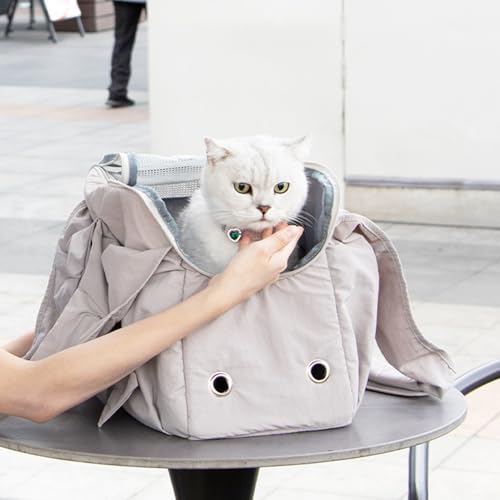 Mochila segura para perros pequeños con bolsillos laterales para viajes y senderismo 4
