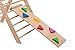 Produktbild RINAGYM Rutschbrett/Hühnerleiter Zubehör zum Kletterdreieck Rampe 115 * 33 cm